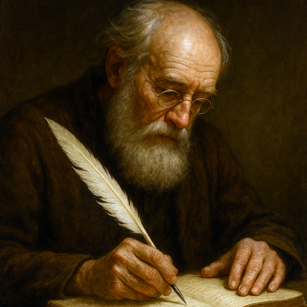 This isn't a painting of Jack London. It's just here to remind me that as frustrating as working on a computer might be at time...it could be a lot worse!
